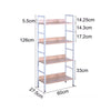 3/4/5 Tier Ladder Shelf Bookcase Storage Shelving Unit Corner Rack Display Stand