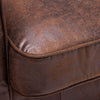 Chesterfield Distressed Leather Upholstered Armchair Vintage Tub Sofa Chair Seat