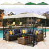 3x3m Gazebo Top Cover Roof 1/2 Tier Canopy Replacement Pavilion Camping·Garden-