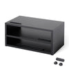 Adjustable Dual Monitor Stand Desk Computer Riser with Organizer Slot Black