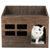Vintage Cat Pet Bed House Cat Cave Puppy Kennel Hide Shelter Free Pet Cushion