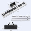 88 Keys Foldable Electronic Piano Full-size Full-size Semi Weighted Keyboard