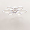 LED Petal Ring Lamp LED Ceiling Lights Chandelier Light 58/74CM Fixture Light UK