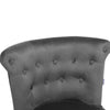Swivel Computer Desk Chair Velvet Upholstered Button Back Office Executive Chair