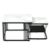 Nest of 2 Tables Square Coffee Table Coffee Table Set Nesting Sofa Table BT