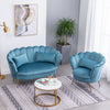 Velvet Upholstered Armchair 2 Seater Couch Sofa Chair Living Room Furniture