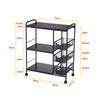 Kitchen Trolley Microwave Cart Shelf Unit Storage Rack Basket Kitchen Baker Ra