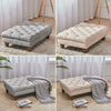 Chesterfield Coffee Table Chair Footstool Large Stool Rectangle/Oval Pouf Stand