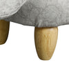Lovely PU Animal Footstools Padded Stools Ottomans Wood Legs Kids Toy Gift