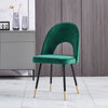 Dining Table & Chairs Set 4/6 Velvet Fabric Padded Seat Kitchen Furniture