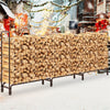 Heavy Duty Firewood Rack Fireplace Log Storage Elevated Stacking Holder Stand