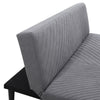 Grey 3 Seater Sofa Bed Settee Click Clack Recliner Sleeper Sofa Single Sofa Beds