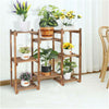 Small Medium Large Multi Tier Tiered Plant Stand Carbonized Shelf Holder Flower