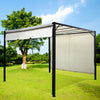 3Mx3M Outdoor Retractable Roof Steel Gazebo Canopy Pergola SunShade Party Tent