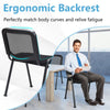 5PCS Office Guest Chairs Stackable Meeting Room Chairs Conference Mesh Chairs