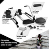 Hydraulic Rowing Machine Rower with LCD Monitor Exercise Adjustable Resistance