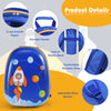 2Pcs 12" 16" ABS Kids Suitcase Backpack Luggage Set School Travel Lightweight