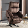Electric Power Lift Recliner Armchair Sofa Reclining Chair for Elderly Brown BT