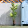 150cm Artificial Palm Tree Potted Green Plants Realistic Patio Houseplant w/ Pot