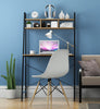 Home Office Computer Desk with Shelves Writing Table for PC Laptop Study Reading