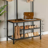 HOOBRO Coat Rack Stand Hall Tree Free Standing Coat Stand Entryway Storage Shelf