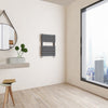 Bathroom Radiator Heated Flat Panel Straight White Black Anthracite Chrome