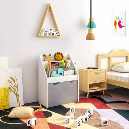 Children Bookcase Toy&Book Storage Kids Rack Modern Safe Bedroom Playroom