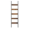Blanket Ladder Towel Rack Towel Ladder 5-Tier Wall-Leaning Blanket Rack