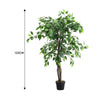 120cm Artificial Banyan Tree Realistic Fake Potted Green Plant In/ Outdoor Decor