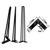 4pcs Hairpin Legs Industrial Metal Hair Pin Table Leg Set Coffee Desk Furniture