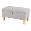 Linen Storage Ottoman Footstool Pouffe Bench Foot Stool Living Room Bedroom Seat
