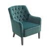 Occasional Velvet Armchair Lounge Leisure Sofa Relax Chair with Deep Button Seat