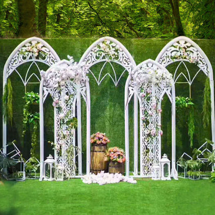 Wedding Party Arch Screen Heavy Duty Metal Frame Stand Banquet Event Backdrop UK