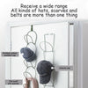 5pcs Hat Holder Rack Baseball Wall Mount Door Hanger Stand Cap Storage Organizer