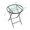 Garden Bistro Patio Furniture Set Folding Table Chairs Outdoor Indoor Rattan NEW
