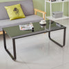 Black Tempered Glass Top Coffee Table Side Lamp Table Desk Living Room Bedroom