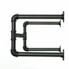 120CM Industrial Pipe Clothing Rack Wall mounted Clothes Hanging Display Rack.