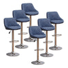 1/2/4/6x Bar Stools Gas Lift Swivel Faux Leather Kitchen Breakfast Counter Salon