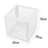 4pcs Baby Box Decoration Transparent Cardboard Gift Balloon Boxes Girl Boy Party