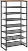 Shoe Rack Shoe Storage Organizer Rack Tall Shoe Shelf Detachable Metal Mesh