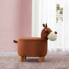 Animal Footstools Ottomans Faux Leather Padded Cushion Stool Pouffe Stool Kids