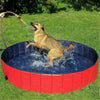 Foldable Dog Pool Collapsible Hard PVC Pet Dog Swimming Bath Tub Pet Wading Pool