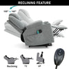 Riser & Recliner Armchair Leather 8 Point Electric Heated Massage Sofa Arm Chair