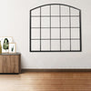 Large Arched Window Mirror Metal Frame Wall Living Room Hallway Decor Mirror