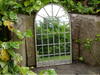 Outdoor Garden Mirror Arch Metal White Large Frame Hanging Wall Mounted Vintage