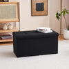Large Ottoman Box FootStool Folding Storage Toy Seat Pouffe Colors 76*38*38cm