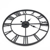 40/60/78cm Roman Numerals Skeleton Wall Clock Big Giant Open Face Round Home