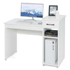 Computer Desk with Drawer & CPU Stand Laptop PC Desk Compact Study Desk