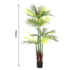 Large Artificial Tree Palm Foliage Green Potted Plant Outdoor Home Office Decor