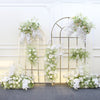 2M Lawn Wedding Arch Backdrop Stand Flower Display Frame Background Metal Rack